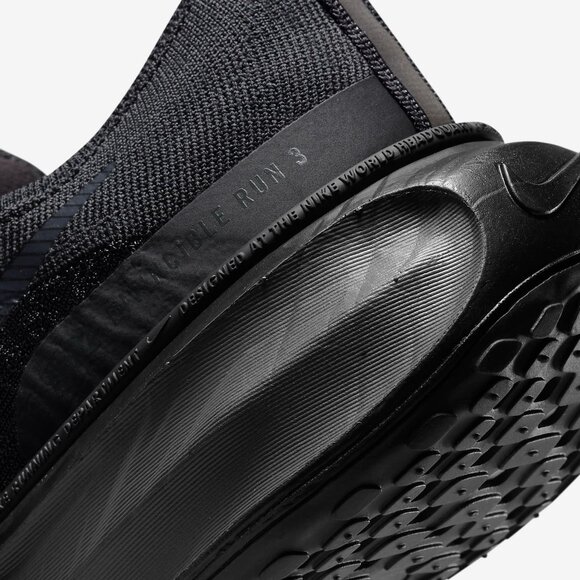 [NEW] Women's Nike ZoomX Invincible Run Flyknit 3 Shoe Black DR2660-007 - Picture 8 of 8